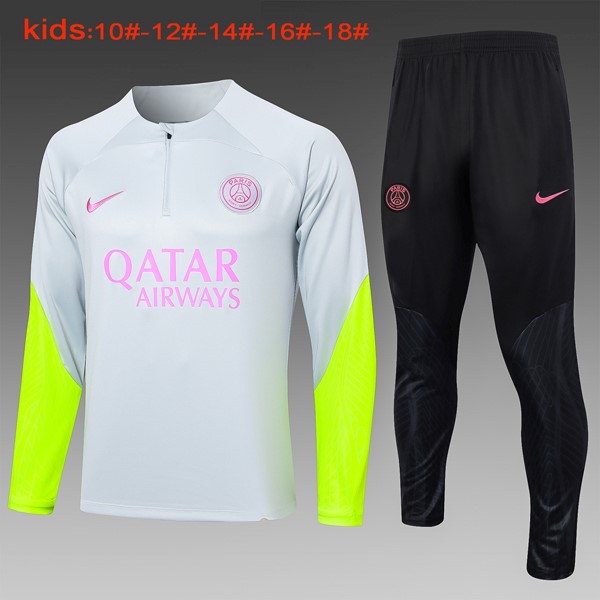 Kinder Sweatshirts PSG 2024-25 Grau Pink